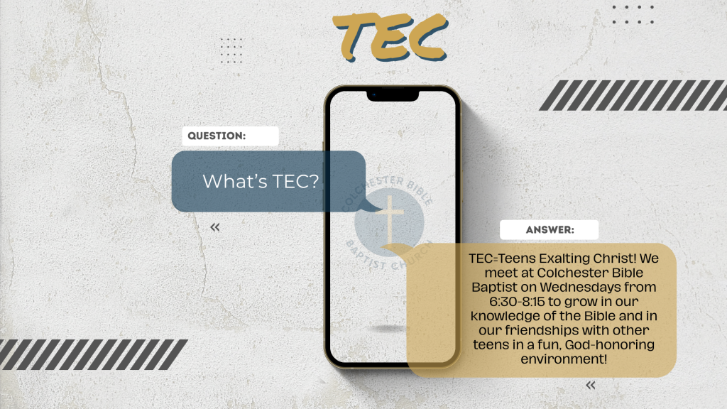 Teens Exalting Christ